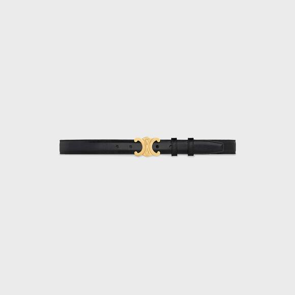 Celine Medium 'Triomphe' Black Belt Size 100 - Picture 1 of 4